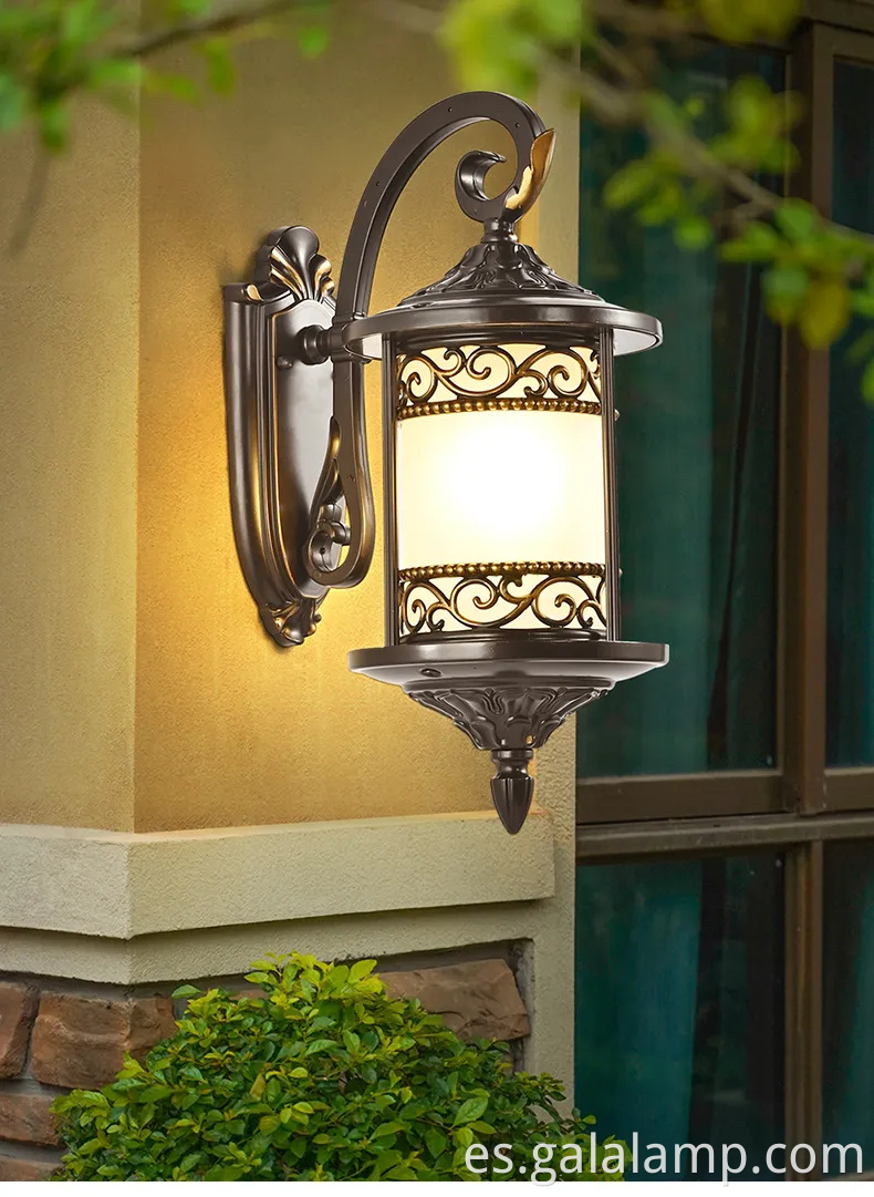 El elegante accesorio de iluminación de la pared de esquina LED moderna al aire libre para patios